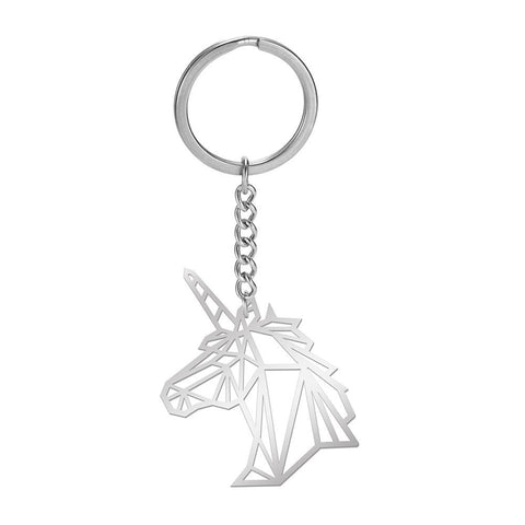 Porte Clé Licorne</br> Polygonal