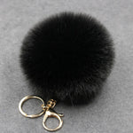 Porte Clé Pompon</br> Fausse Fourrure