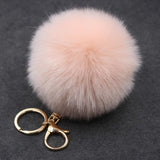 Porte Clé Pompon</br> Fausse Fourrure