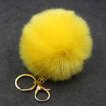 Porte Clé Pompon</br> Fausse Fourrure