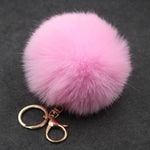 Porte Clé Pompon</br> Fausse Fourrure