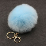 Porte Clé Pompon</br> Fausse Fourrure