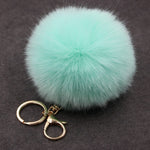 Porte Clé Pompon</br> Fausse Fourrure