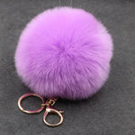 Porte Clé Pompon</br> Fausse Fourrure