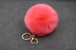 Porte Clé Pompon</br> Fausse Fourrure