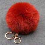 Porte Clé Pompon</br> Fausse Fourrure